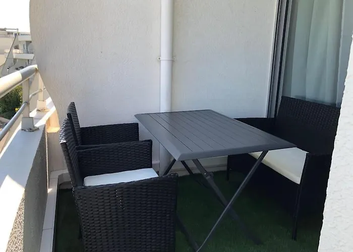 Rénové, Proche Couchant, 4 Pers, Clim, Parking Privé Et Wifi Privatif Apartamento La Grande-Motte